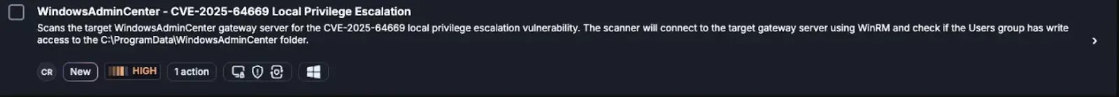 Cymulate Exposure Validation με το νέο σενάριο επίθεσης WindowsAdminCenter – CVE-2025-64669 Local Privilege Escalation